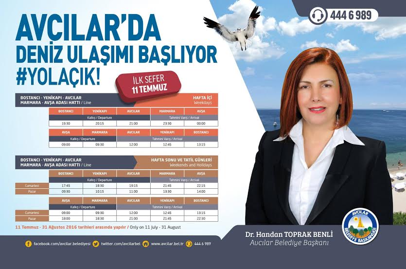 Deniz Otobüslerli Avcılar halkı ile yeniden buluşuyor