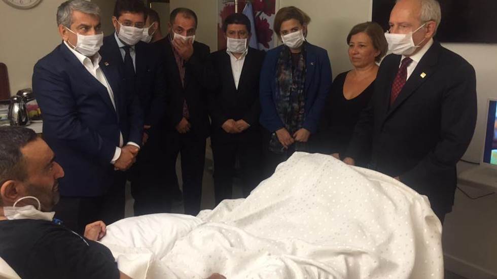 Kılıçdaroğlu’dan Ali Ütebay’a ziyaret