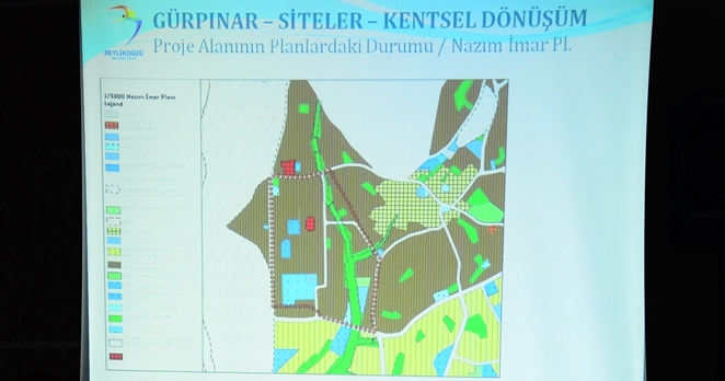 Gürpınar Kentsel Dönüşüm hakkinda bilgilendirildi