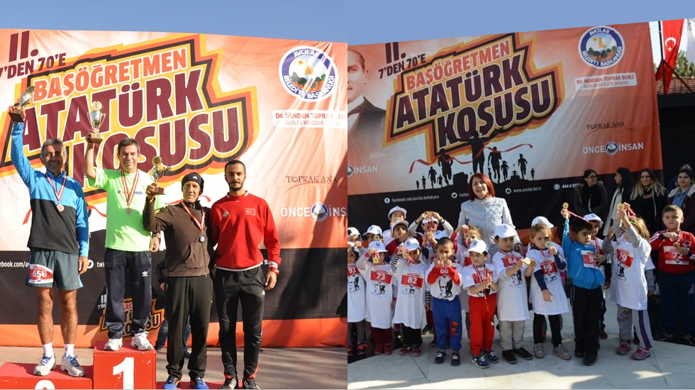 Avcılar, Başöğretmen Atatürk için koştu