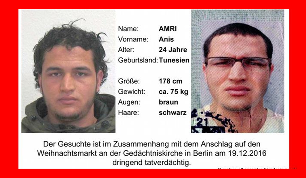 Berlin zanlısının başına 100 bin Euro ödül