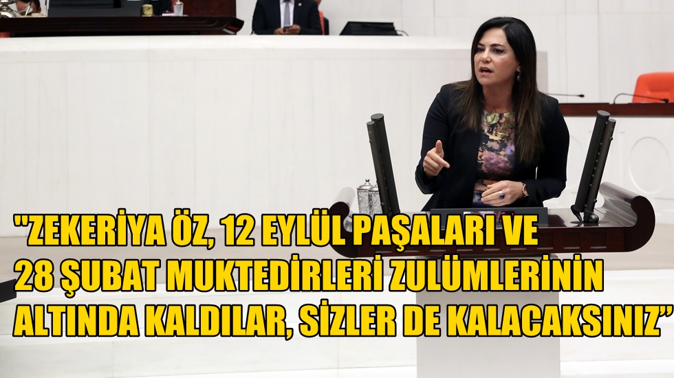 Zekeriya Öz’e, 12 Eylül paşalarına, 28 Şubat Muktedirlerine bakın!