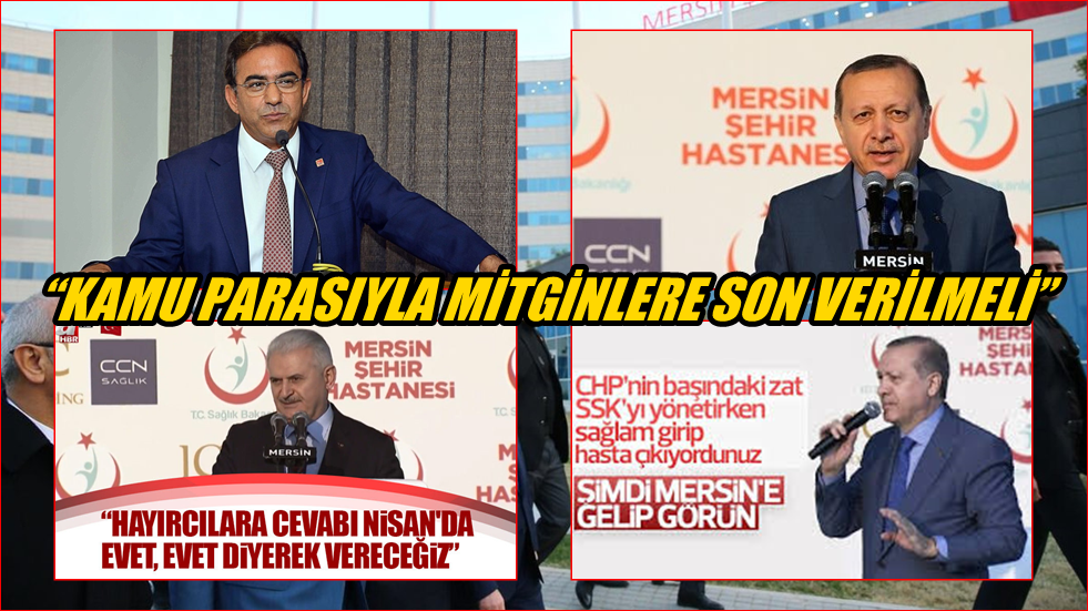Budak: “Kamu parasıyla miting yapılması etik ve hukuki değildir”