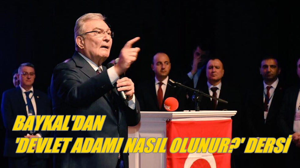Deniz Baykal Almanya programını iptal etti