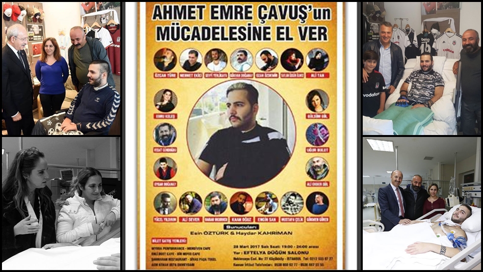 Maganda kurbanı ‘Ahmet Emre Çavuş’un mücadelesine el ver’