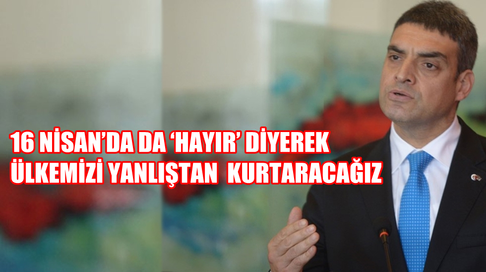 SE Başkan Yardımcısı, Umut Oran’dan PYD’ye ‘hayır’