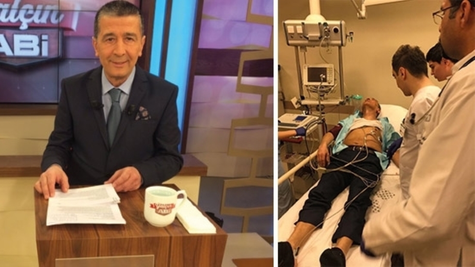 Fenomen sunucu Yalçın Çakır’ın canlı yayında kalbi tekledi