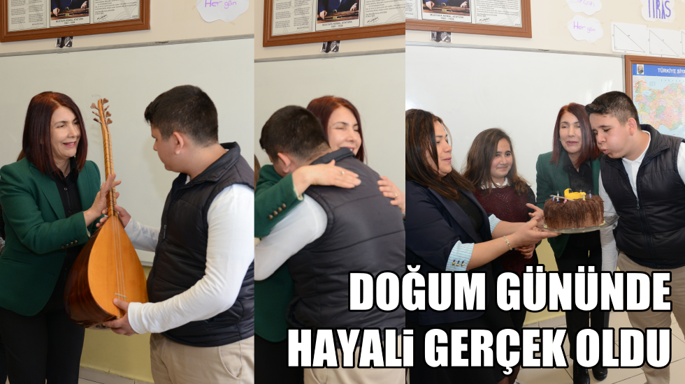 Başkan Dr. Toprak’tan, öğrenciye doğum günü sürprizi