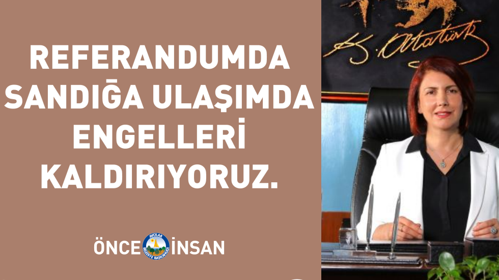 Avcılar Belediyesi’nden referandumda engelsiz ulaşım desteği
