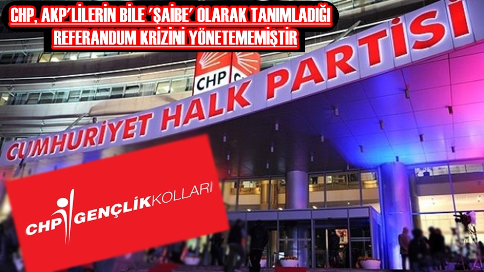 CHP’li Gençlerin Genel Merkezde Dikkat Çeken Bildirisi