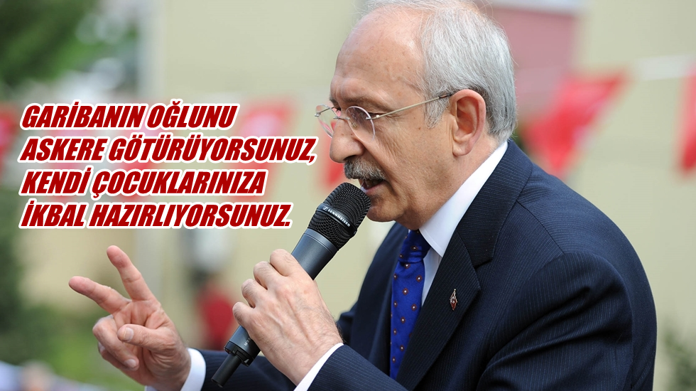 Kılıçdaroğlu: ” Yenikapı’da yaptığım konuşmada söyledim, ‘Adliyeye, Camiye Kışlaya’ siyaseti sokmayın”
