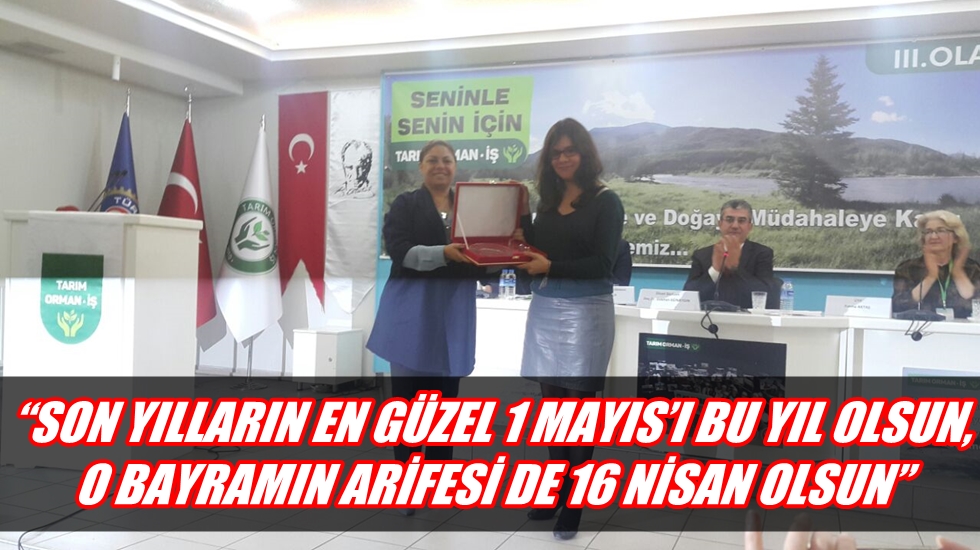 Altıok: “Son yılların en güzel 1 Mayıs’ı bu yıl olsun”