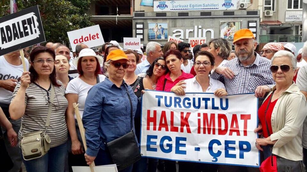 İzmir Adalet Yürüyüşünden ilk kez göreceğiniz kareler