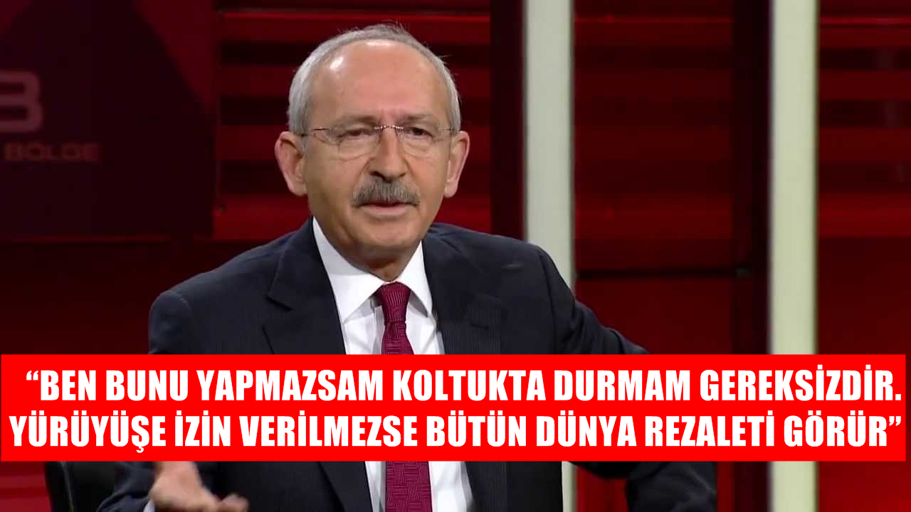 Kılıçdaroğlu: ‘Bıçak kemiğe dayandı, ben yürüyeceğim’
