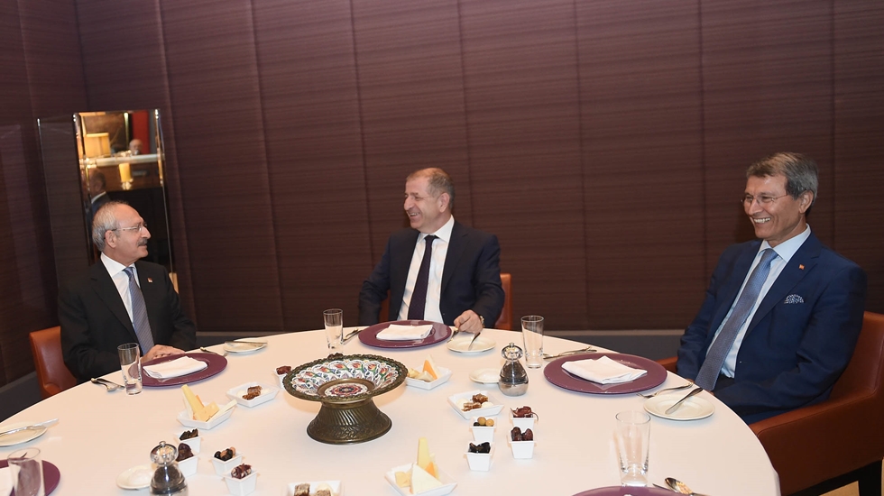 Kılıçdaroğlu, Özdağ ve Halaçoğlu ile iftar da buluştu