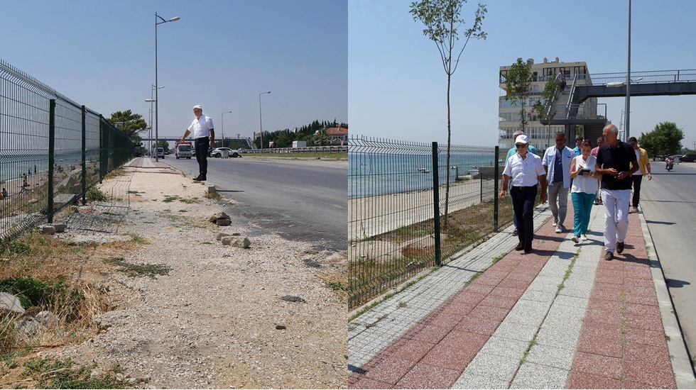 Büyükçekmece’de kaldırım parke taşları çalındı