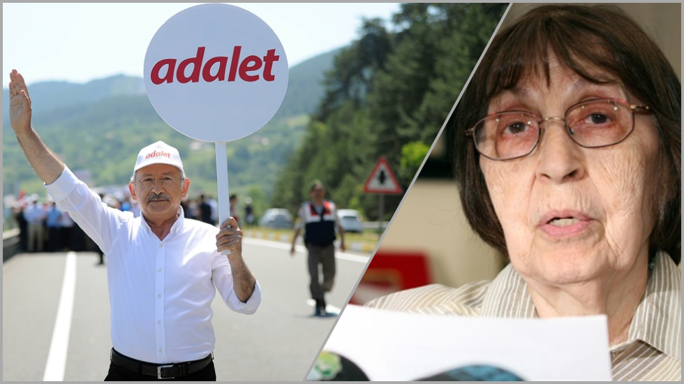 Rahşan Ecevit’ten Adalet Yürüyüşçüsü Kemal Kılıçdaroğlu’na  destek mesajı