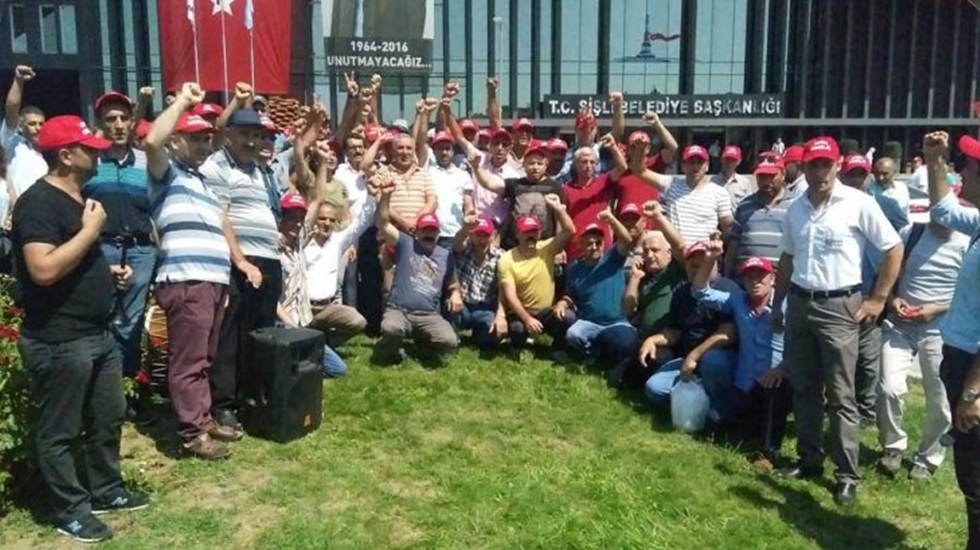 Şişli Belediyesi Kent-Yol işçileri iş bıraktı