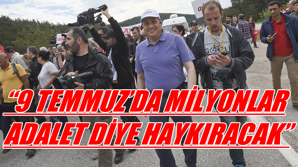 CHP’li Torun: “Adalet yürüyüşü Türkiye için yepyeni bir umut olmuştur”