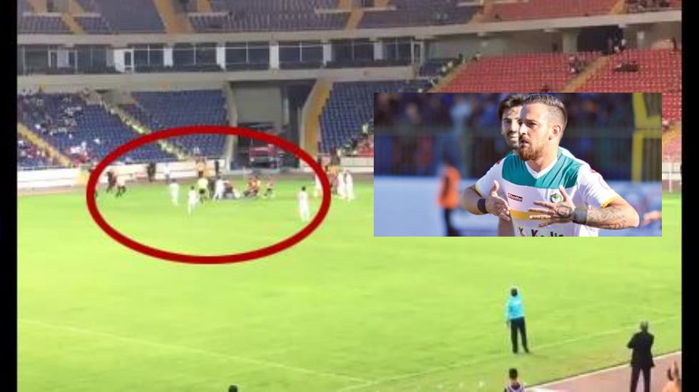Amedspor’lu futbolcuya maç esnasında saldırı!