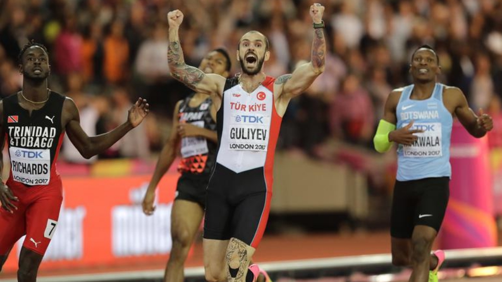 Milli atlet Ramil Guliyev, Usain Bolt’un 200 metre hegemonyasına son verdi