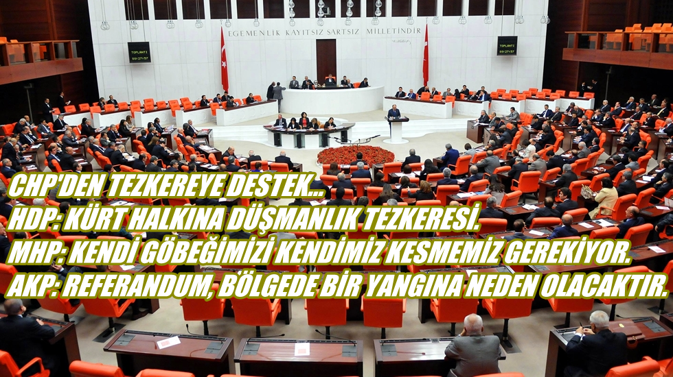Tezkere görüşülüyor… CHP’den Tezkereye destek…