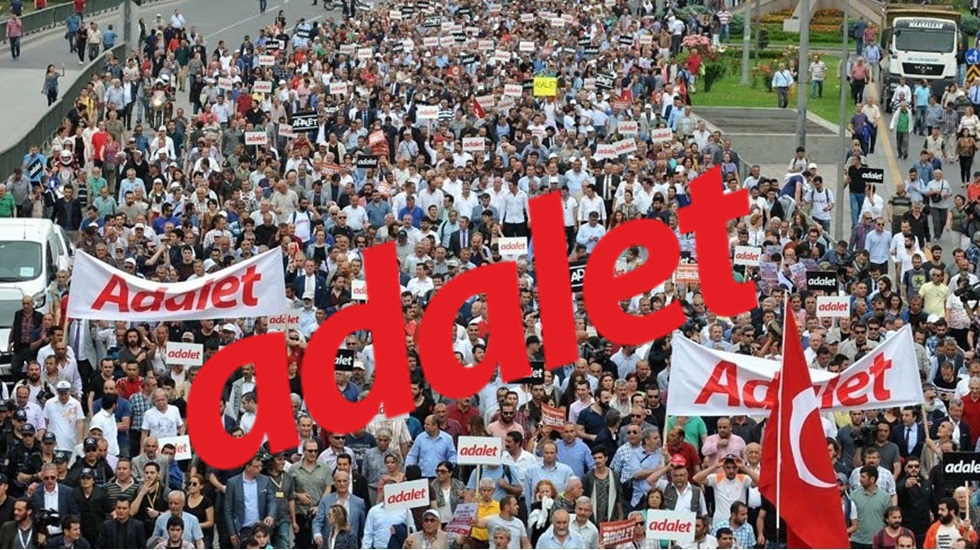 Skandal… ‘Adalet yürüyüşü’ yapanları’da dinlemişler