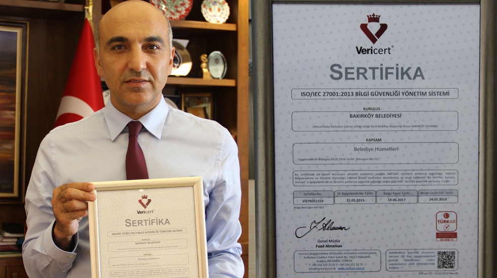 Bakırköy Belediyesi’nde bilgiler güvende