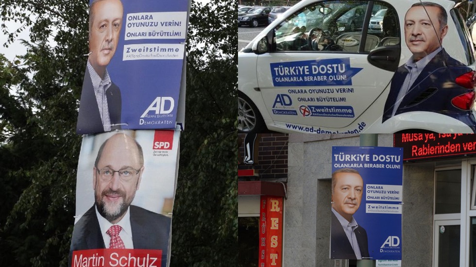 Erdoğan fotoğrafıyla Almanya’da seçim propagandası