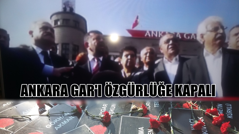 CHP’li Vekillerin de katıldığı Ankara Gar katliamı anmasına izin verilmedi