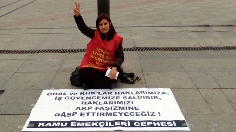 KHK ile ihraç edildiği için “İşimi istiyorum” eylemleri yapan öğretmen bugün tutuklandı