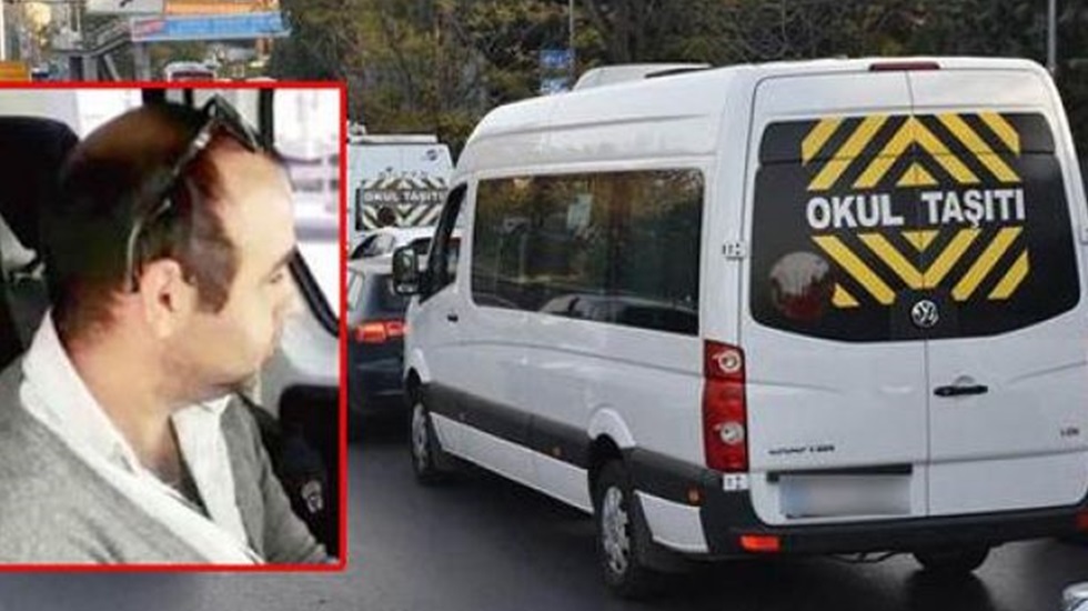 Öğrenci servisi şoförü okul önünde servis içinde bonzai içti!