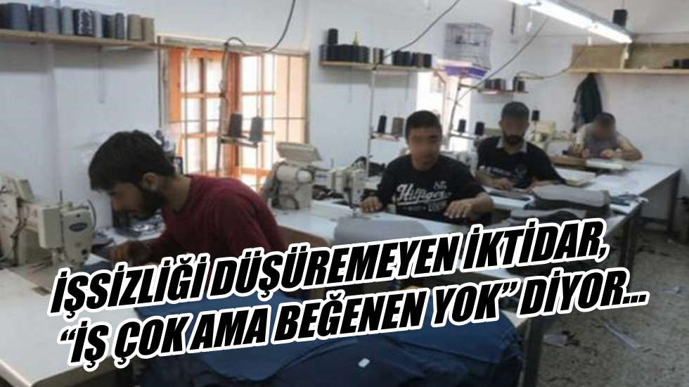 “Ağbaba: Bazı işverenler birkaç kişinin yapacağı işi bir kişiye yaptırıyor”