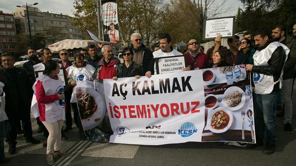 SES: “Aç kalmak istemiyoruz”