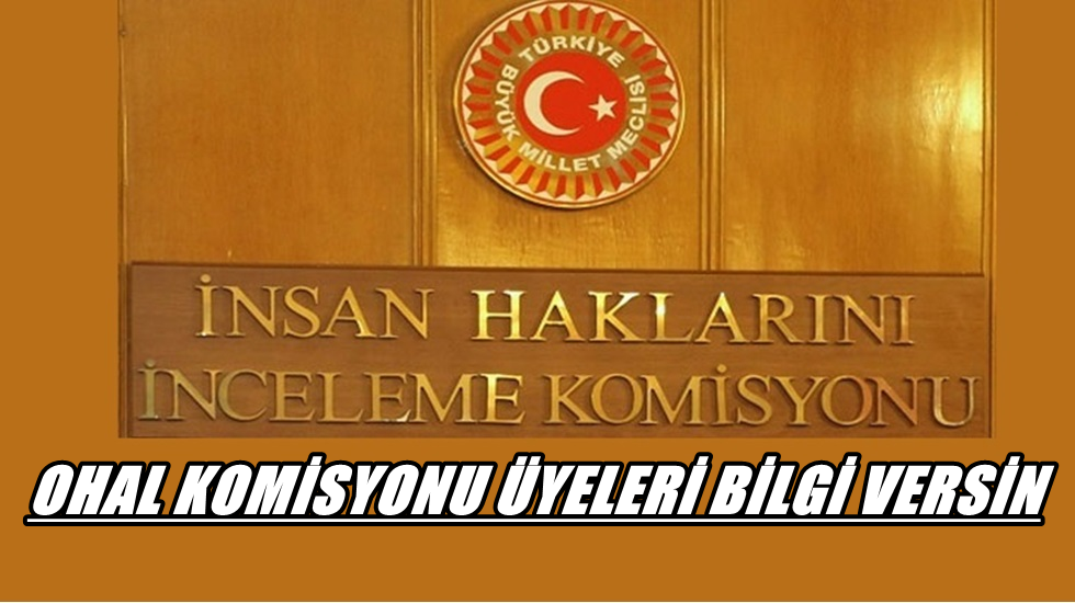 Ağbaba, ‘İnsan Hakları İnceleme Komisyonunu göreve çağırdı’