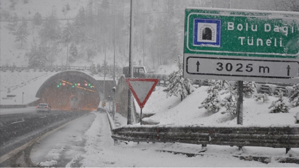 Bolu Dağını kar kapladı