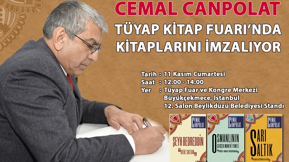 CHP İl Başkanı Canpolat, TÜYAP’ta kitaplarını imzalayacak