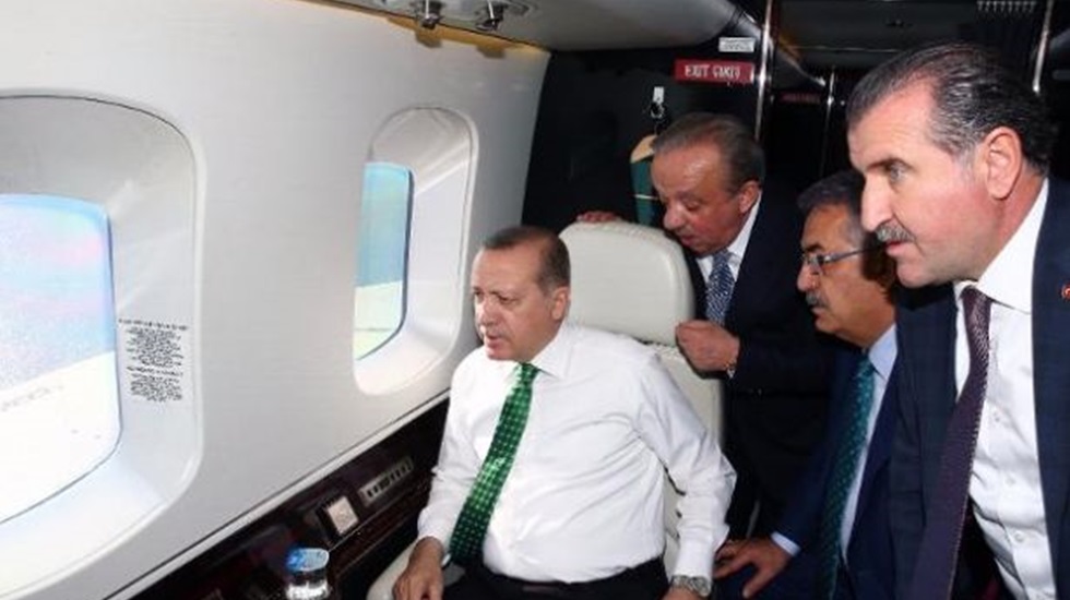 ‘Milletin a… koyacağız’ diyen Cengiz Erdoğan’ın helikopterinde