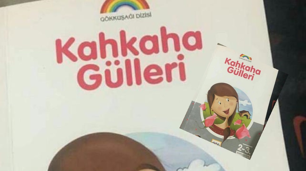 Okul kitabında çocukların kafasını kesmeyi anlatıyorlar