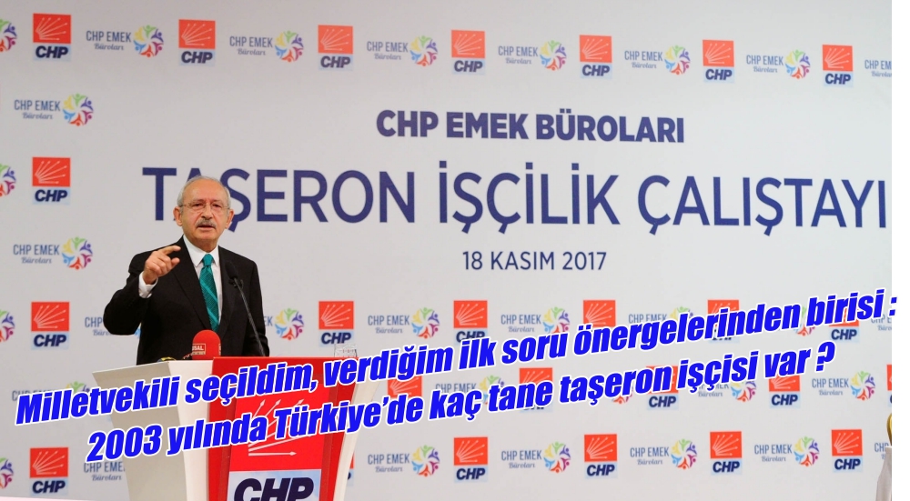 CHP’den taşeron çalıştayı