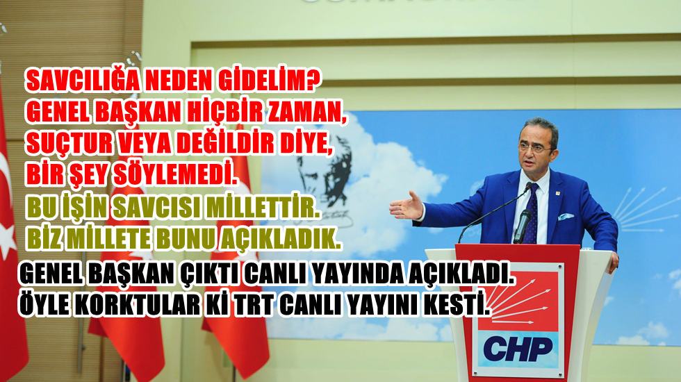 CHP’den o belgelere ilişkin yeni açıklama: “Bu işin savcısı millettir”