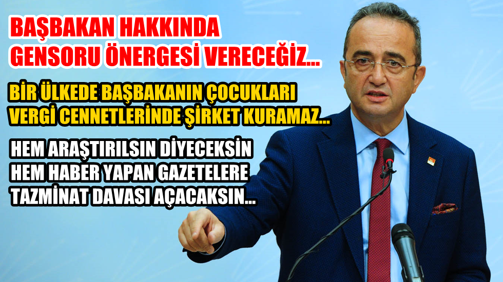 CHP’li Tezcan’dan Başbakan Yıldırım’a sert eleştiri
