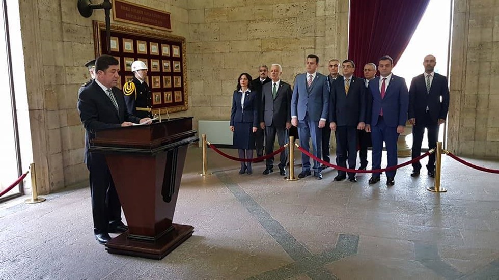 TBMM Başkanlık Divanı CHP’li Üyeleri Anıtkabiri Ziyaret Etti