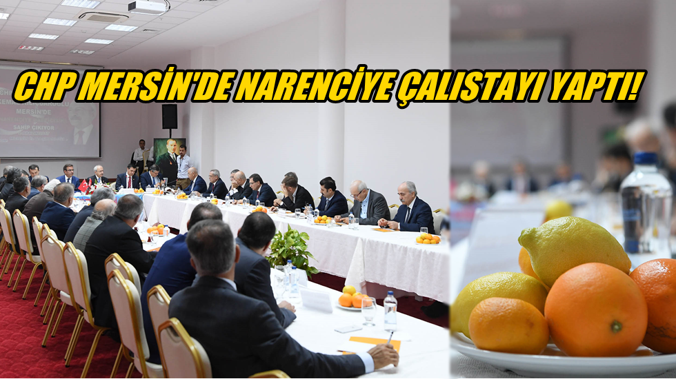 CHP’den Narenciye Çalıştayı