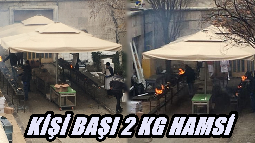 TBMM’de Mangal Partisi: Adam başı 2 kilo hamsi