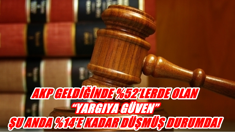 Yargıya, güven ne durumda?