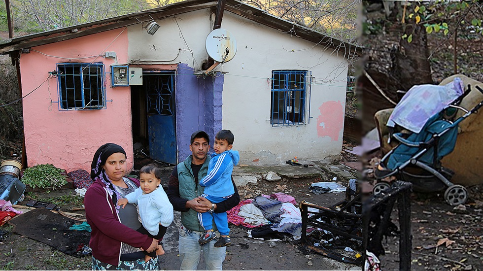Evleri yanan aileye Ataşehir Belediyesi sahip çıkacak