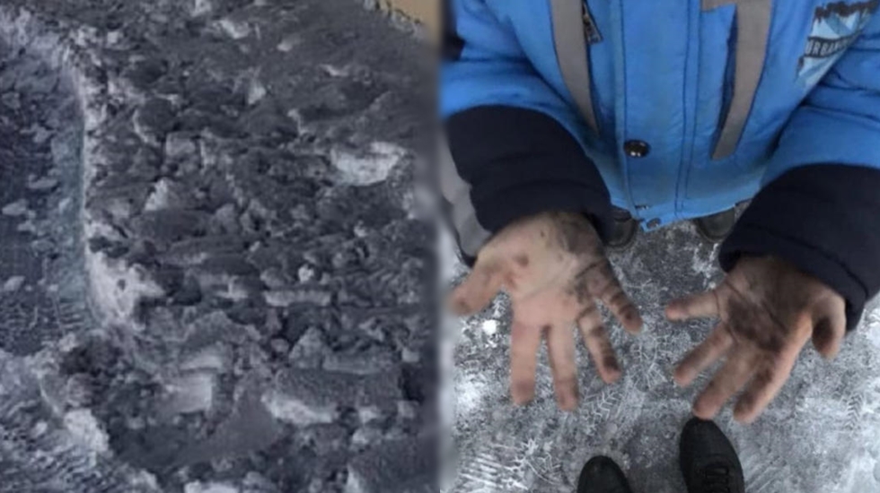 Acil durum: Kazakistan’da siyah kar yağdı…