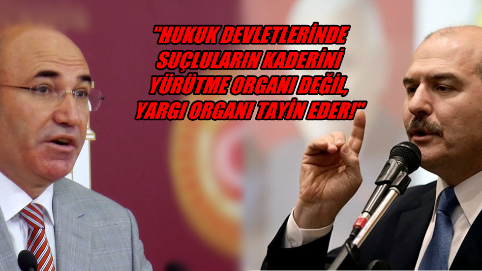 Mahmut Tanal: “İçişleri Bakanı çete lideri gibi davranıyor!”