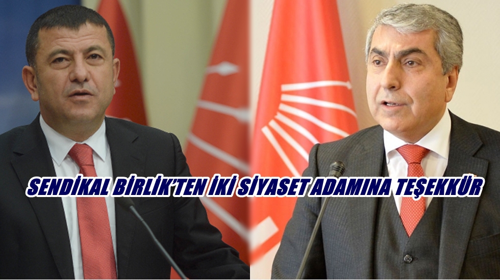 Sendikal Birlik’ten Ağbaba ve Canpolat’a teşekkür